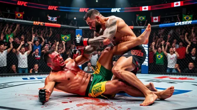 Jhonata Diniz é Nocauteado por Boser em Retorno ao UFC